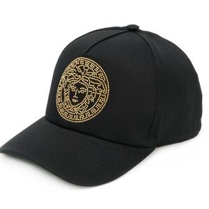 Versace Medusa studded baseball cap